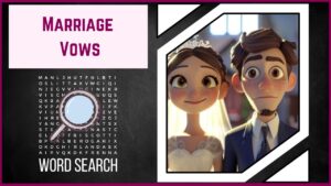 Unveil the Secrets of Everlasting Love A Marriage Vows WordSearch Adventure!