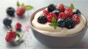 Quinoa Breakfast Bowl with Berries and Yogurt for Two A Perfect Start to Your Day