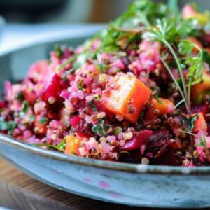 Roasted Beet and Quinoa Salad for Two A Romantic and Nutritious Delight