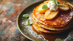 Pear and Ricotta Pancakes for Two A Romantic Breakfast to Savor