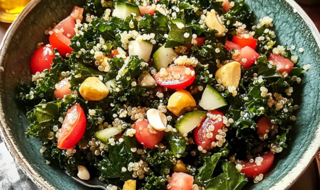 Kale and Quinoa Salad with Lemon Tahini Dressing for Two A Romantic and Nourishing Meal