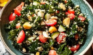 Kale and Quinoa Salad with Lemon Tahini Dressing for Two A Romantic and Nourishing Meal